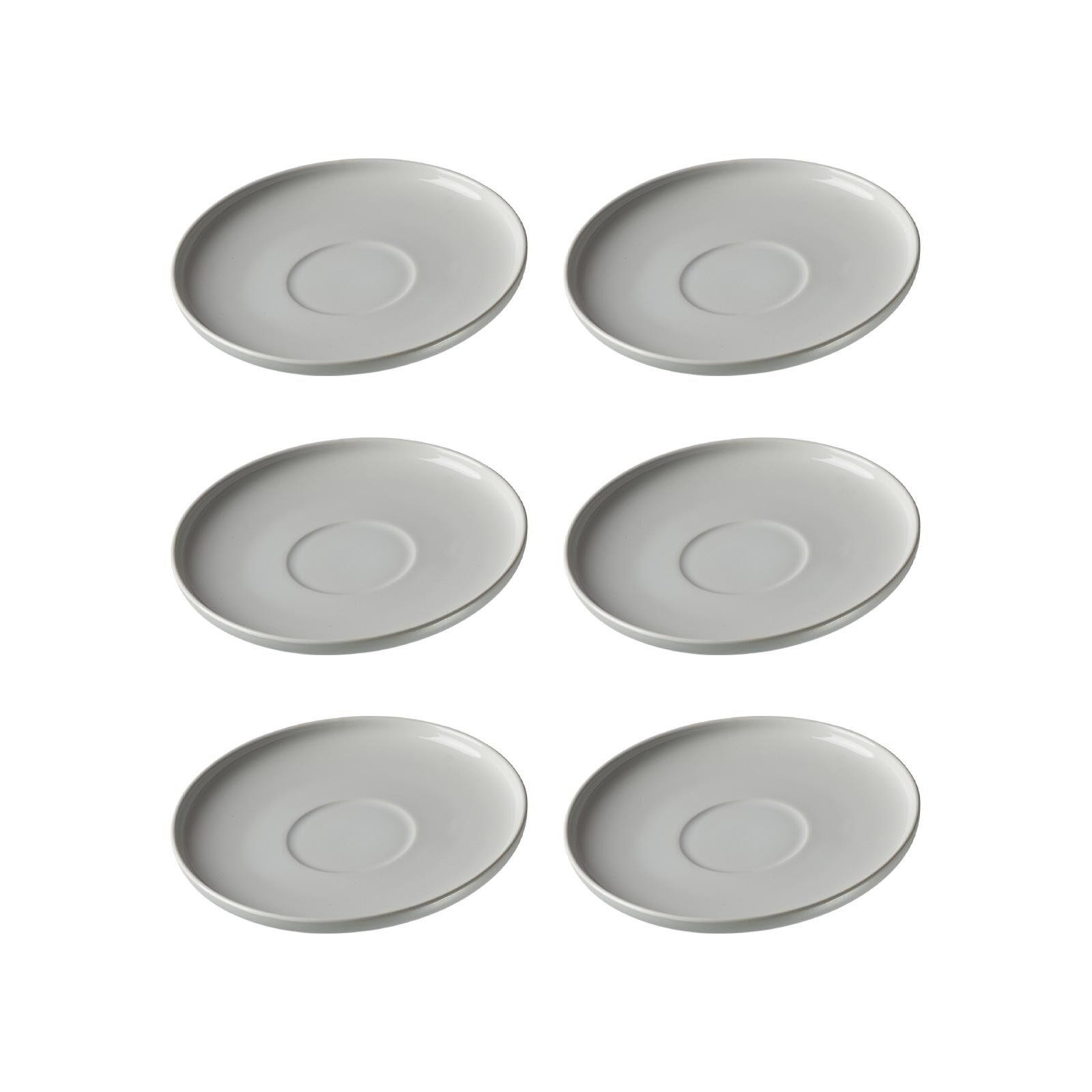 KAFFEEUNTERTASSEN Jasper mint ø 15.0 cm 6er Set - Mintgrün, Keramik (15cm) - Ritzenhoff Breker