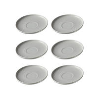 KAFFEEUNTERTASSEN Jasper mint ø 15.0 cm 6er Set - Mintgrün, Keramik (15cm) - Ritzenhoff Breker