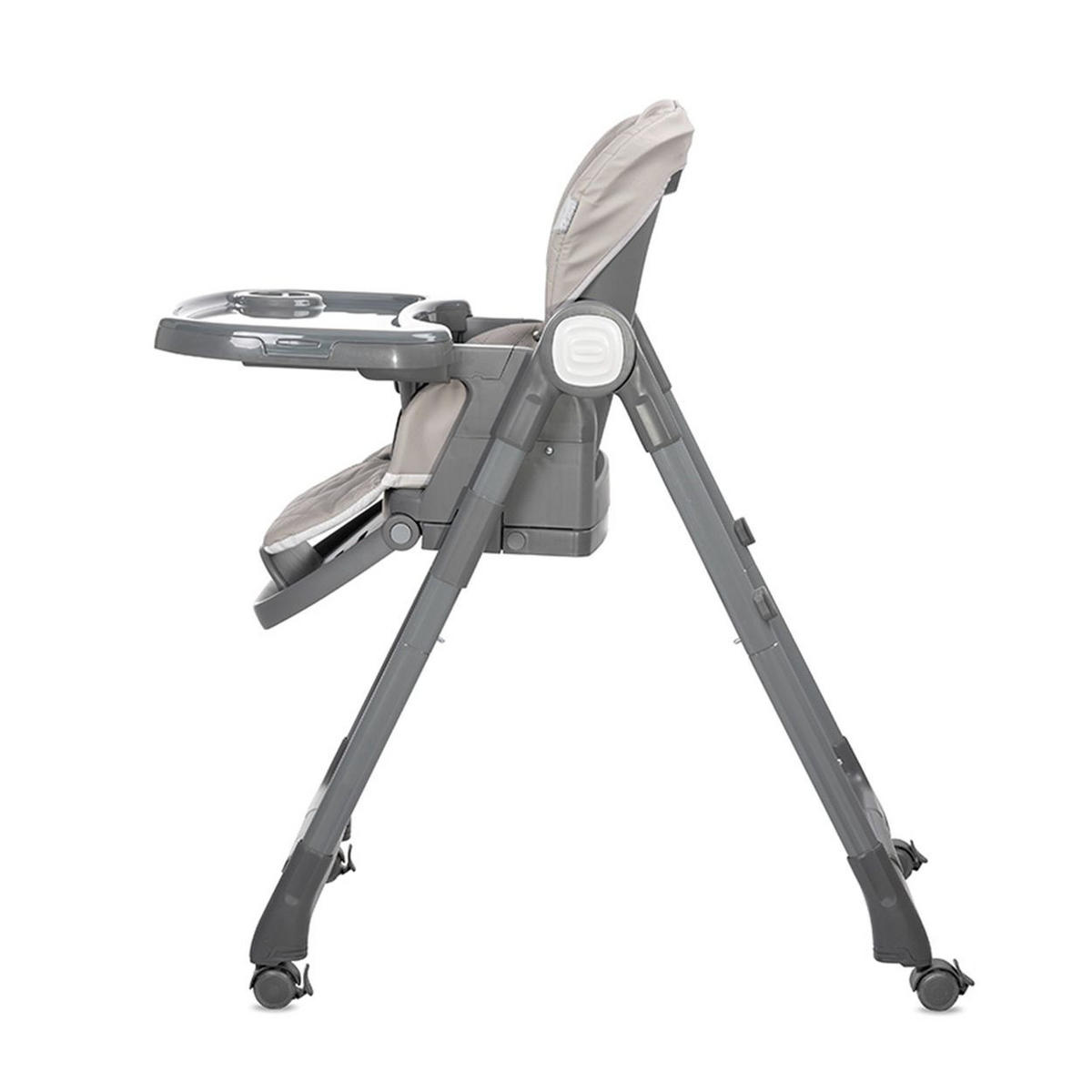 HOCHSTUHL Chef 3 in 1 beige klappbar Kinderstuhl Booster-Sitz Fußstütze - Beige, Kunststoff (53/109/84cm) - Lorelli