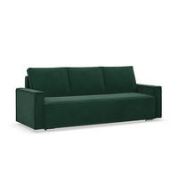 SOFA 3-SITZER MIT SCHLAFFUNKTION NOTO Dunkelgrün - Dunkelgrün, Textil (95/92/220cm) - Mebligo