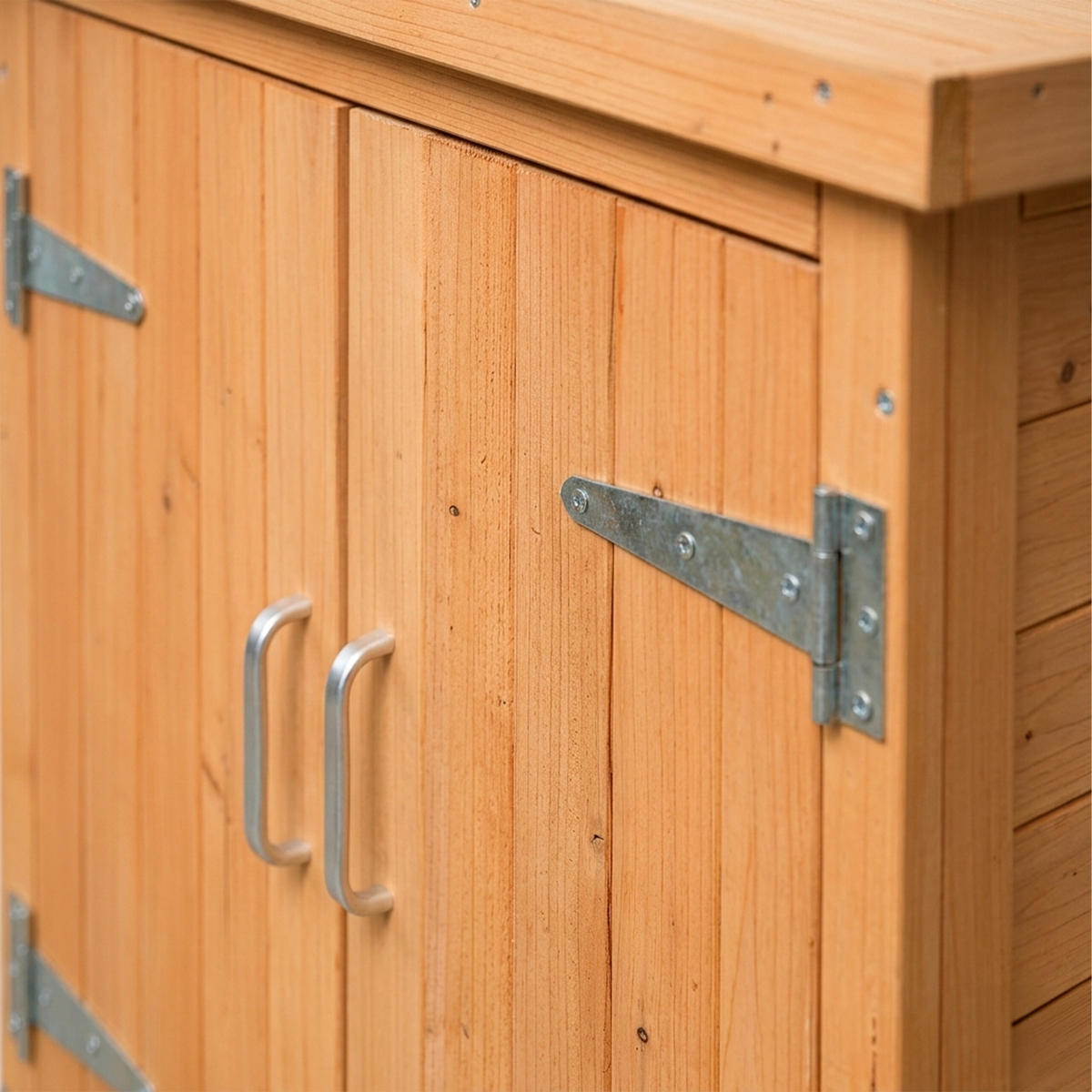 PFLANZTISCH - Orange, Holz/Metall (40/75/90cm) - Relaxdays