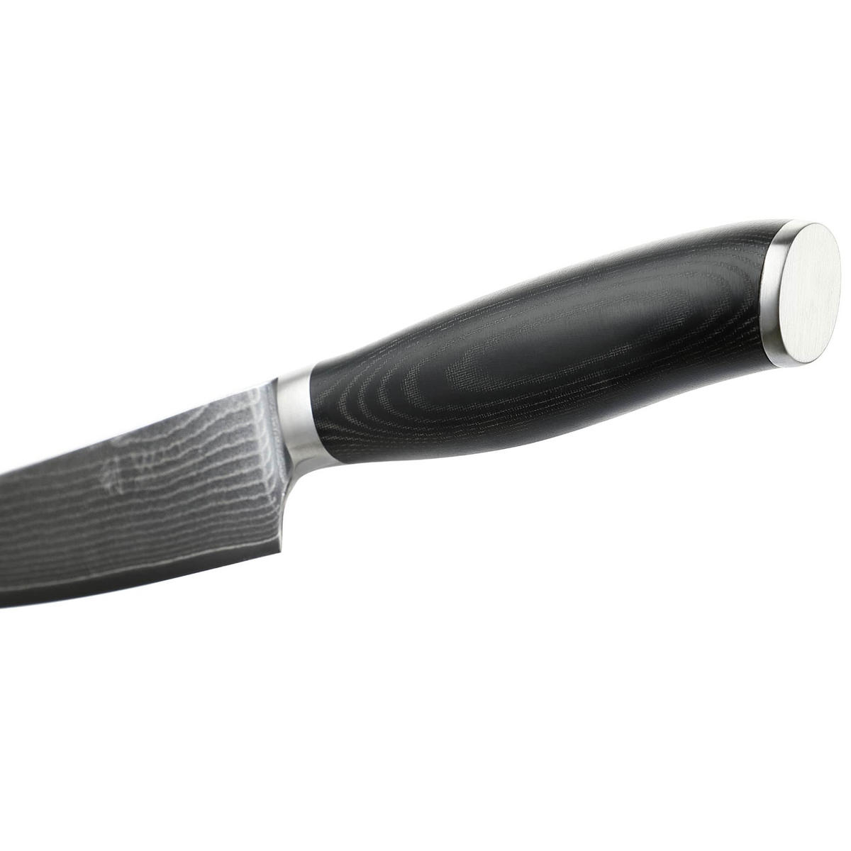 SANTOKUMESSER 12 cm - Schwarz, Metall (24cm) - Wakoli