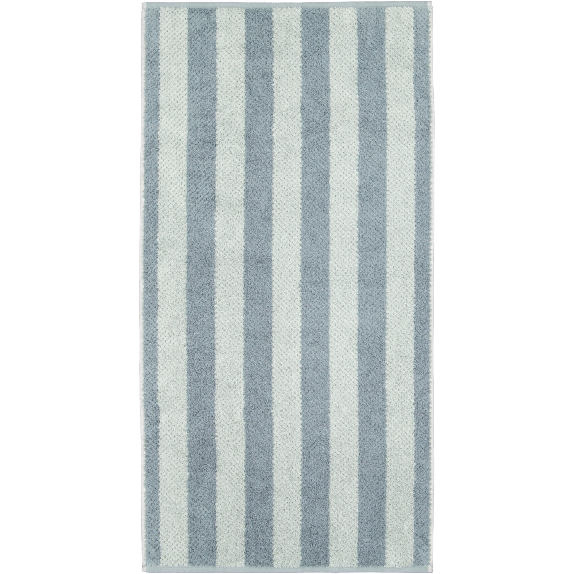 HANDTUCH PURE STRIPES 6502 MYSTIC GREEN - 44 - Grün, Textil (50/100cm) - Cawoe