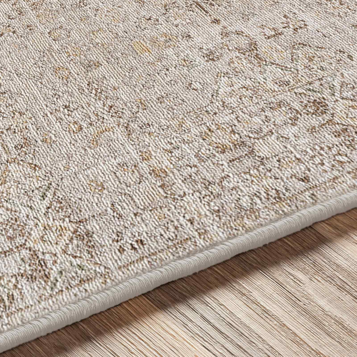 VINTAGE-TEPPICH 160/230 cm Taupe - Taupe, Textil (160/230cm)