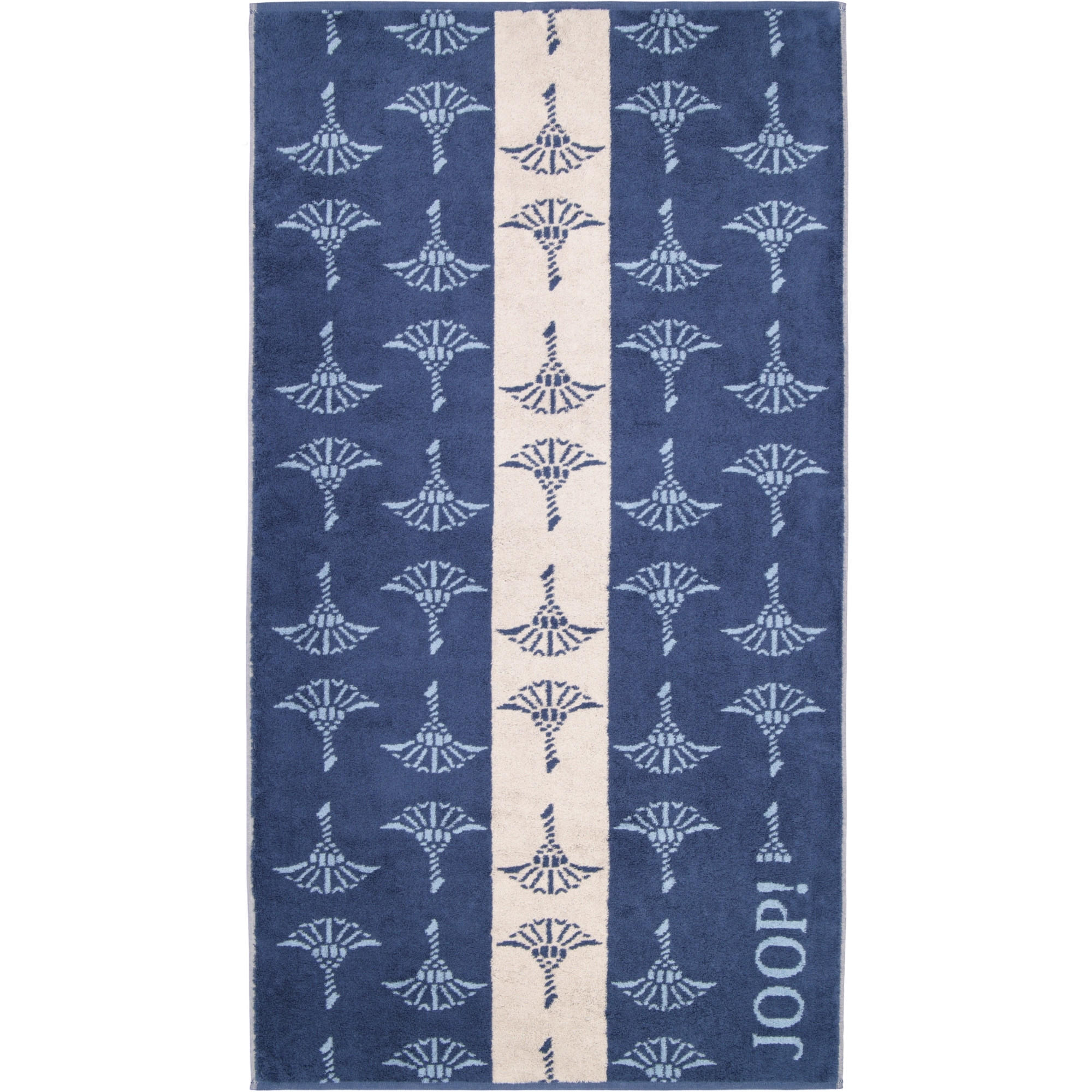 DUSCHTUCH DIVIDED CORNFLOWER 1706 AQUA - 11 - Blau, Textil (80/150cm) - Joop!