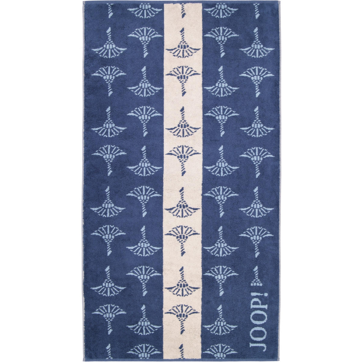DUSCHTUCH DIVIDED CORNFLOWER 1706 AQUA - 11 - Blau, Textil (80/150cm) - Joop!