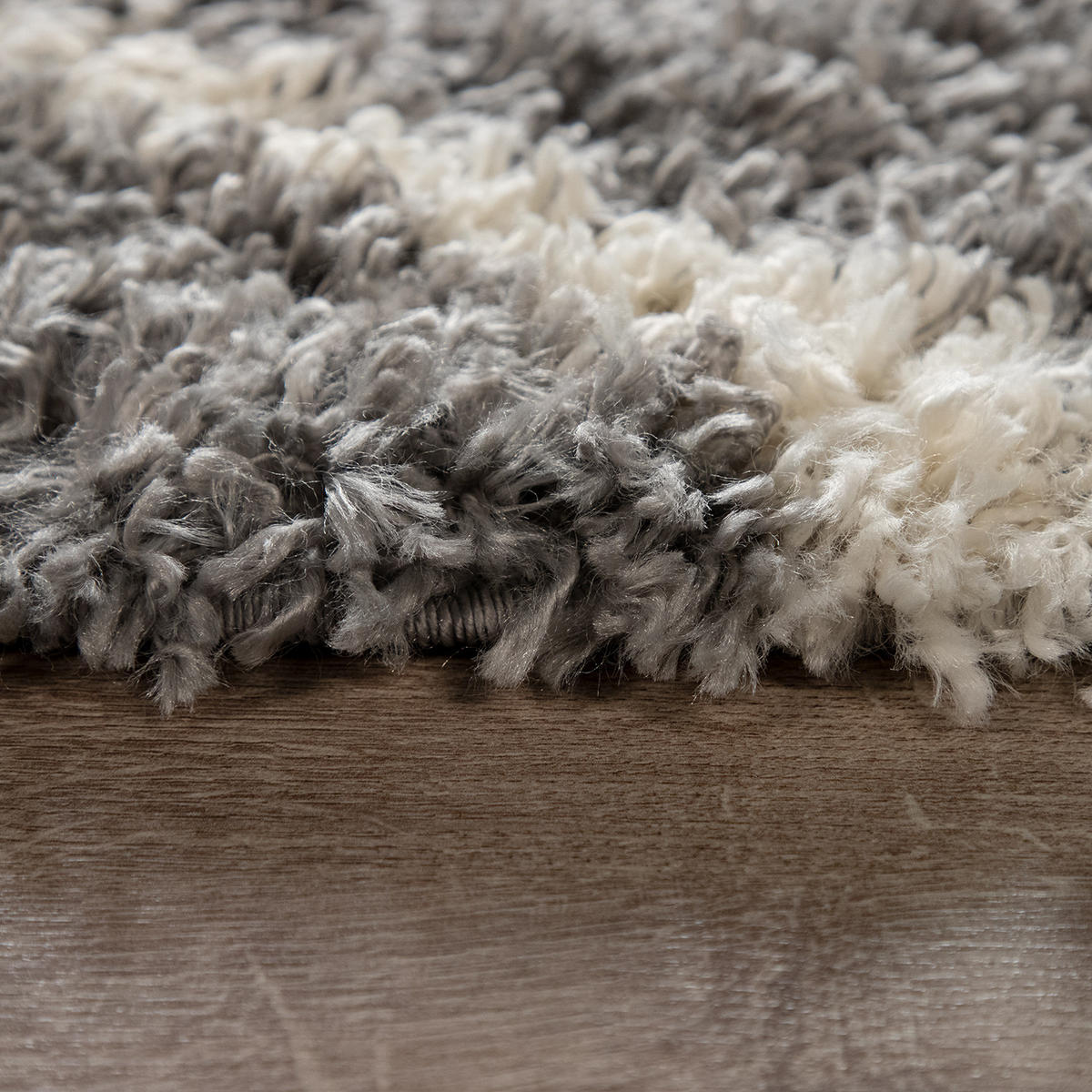 HOCHFLORTEPPICH 160/160 cm Kalmar 441 - Grau, Textil (160/160cm) - Paco Home