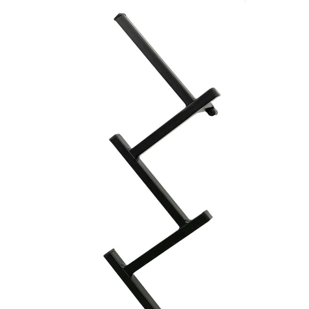 DanDiBo Wandgarderobe Schwarz 13.5x78.5x6.5 cm