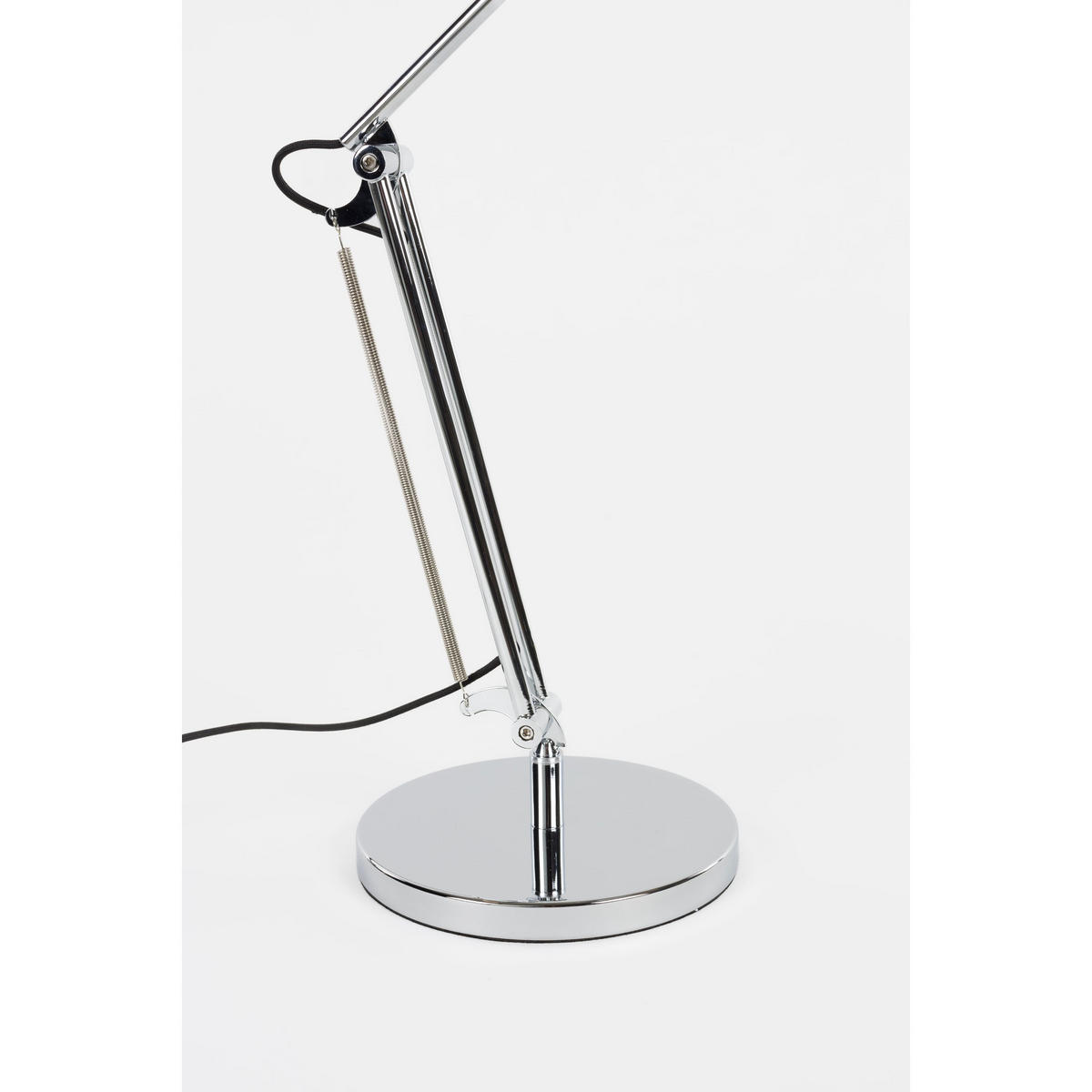 SCHREIBTISCHLAMPE Reader Chrom - Silberfarben, Metall (66/22/37cm) - Zuiver
