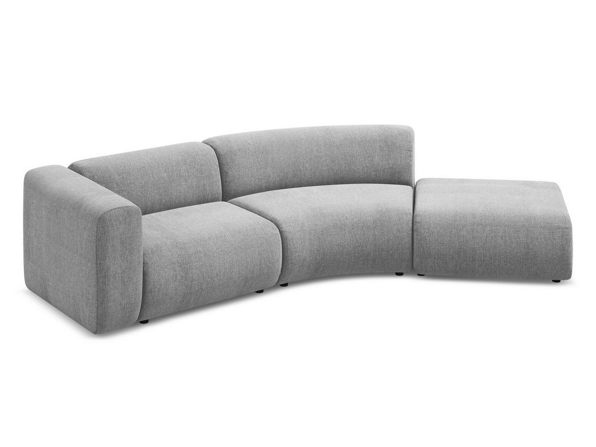 3-SITZER SOFA Chenille Stoff Gelb - Currygelb/Gelb, Kunststoff/Textil (228/70/89cm) - Makamii