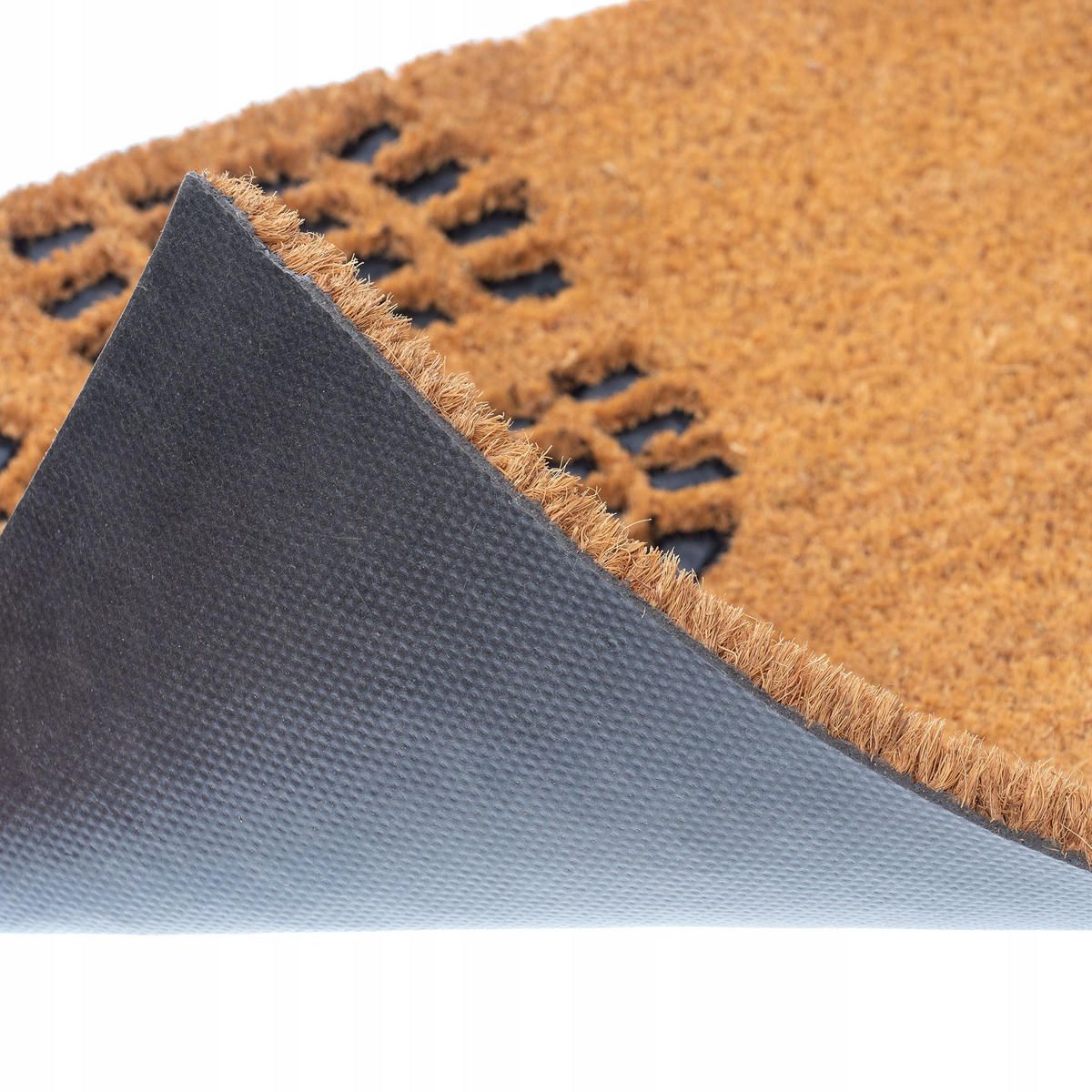 FUSSMATTE „Shoeprint“ 60 x 40 cm, braun - Braun, Kunststoff (60/40cm) - KADAX