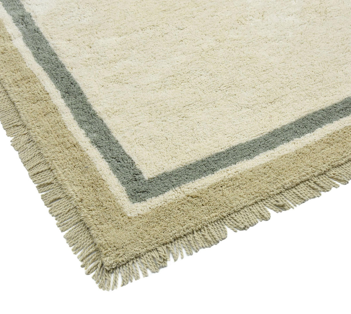 KINDERTEPPICH aus Baumwolle beige - Beige, Naturmaterialien (120/170cm) - AFK Living