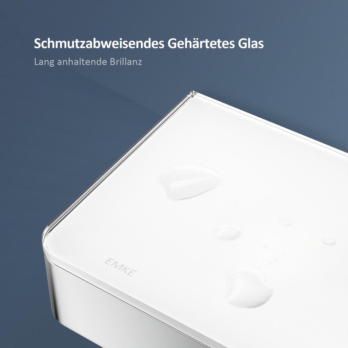 ÜBERKOPFBRAUSESET mit Drei Wasserauslassmethoden Thermostat mit Ablage Chrom - Chromfarben, Metall (44.5/127/45cm) - EMKE