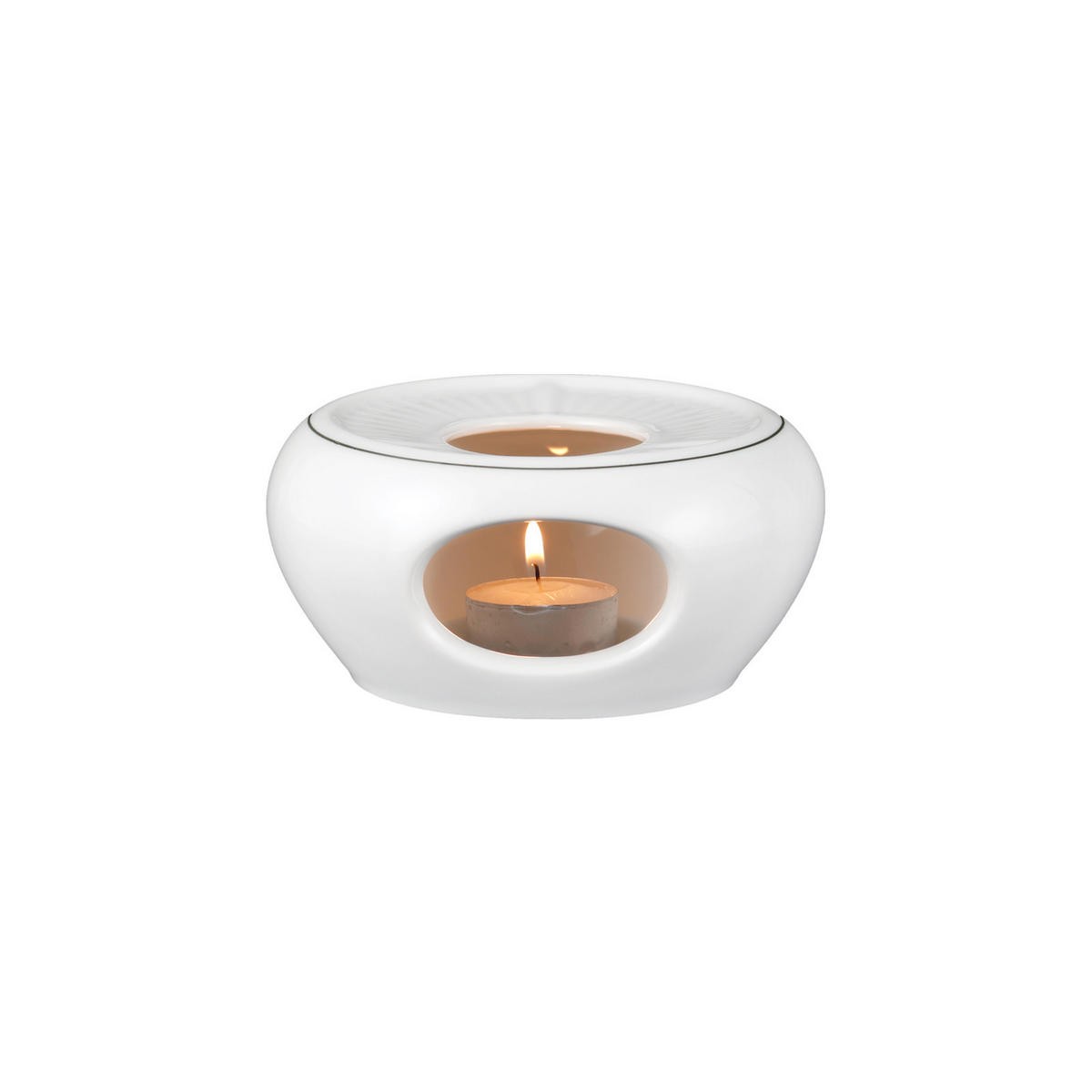 STÖVCHEN Trio Highline weiß ø 14,3 cm - Weiß, Keramik (14.3/6.9cm) - Seltmann Weiden