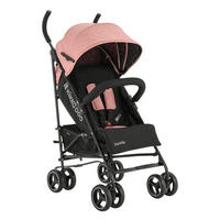 KINDERWAGEN Käfer pink Stahlrahmen, Korb, abnehmbare Vorderräder, Fußstütze - Rosa, Metall (78/48/104cm) - Kikka boo