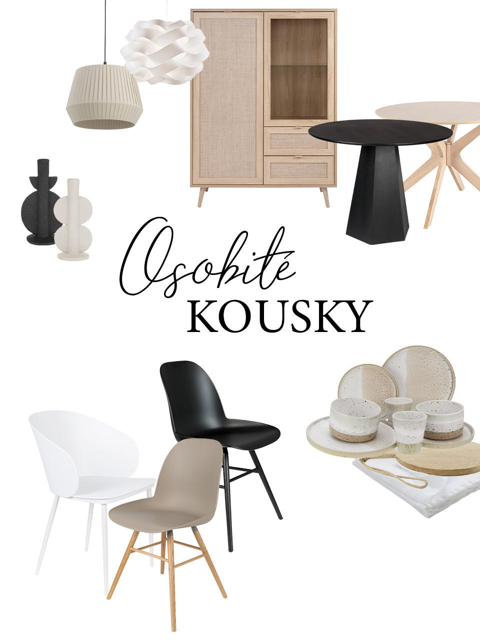 Scandi nábytek a doplňky inspirace