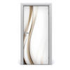 TÜRAUFKLEBER 95x205 cm Dekorativ für Türen - Beige, Kunststoff (95/205/0.01cm) - TULUP