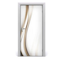 TÜRAUFKLEBER 95x205 cm Dekorativ für Türen - Beige, Kunststoff (95/205/0.01cm) - TULUP