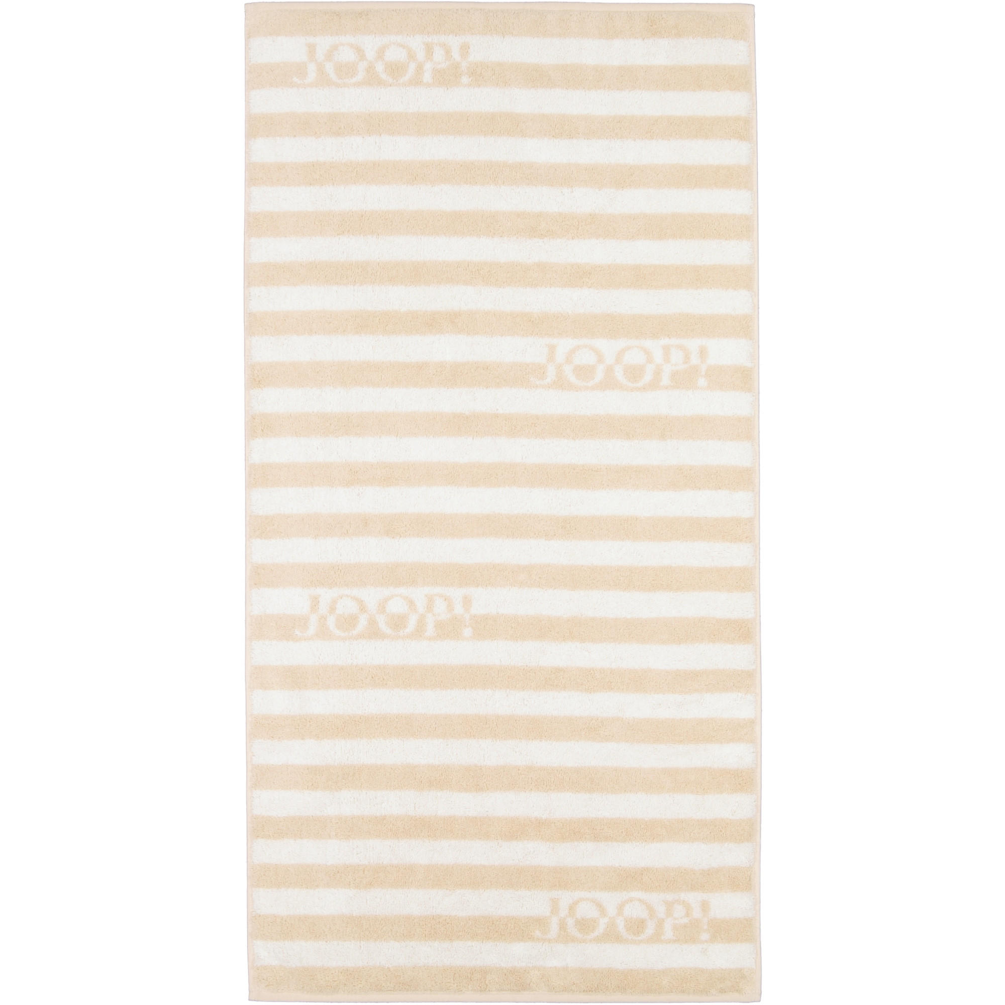 HANDTUCH SPLIT STRIPES 1713 NATUR - 36 - Beige, Textil (50/100cm) - Joop!