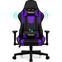 GAMING Stuhl Ergonomisch Lila 150 kg Belastbarkeit - Lila, Kunststoff (71/137/71cm)