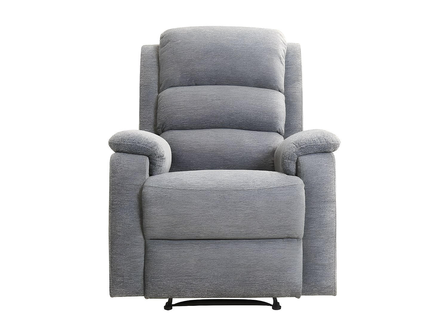 RELAXSESSEL - 1 Person - Stoff - Grau - - Grau, Textil (86/103/95cm) - Vente-Unique
