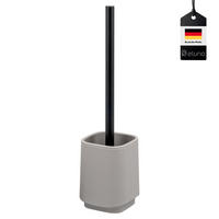 WC-GARNITUR VALONA, Soft-Touch, taupe - Taupe, Kunststoff (10/38/10cm) - eluno