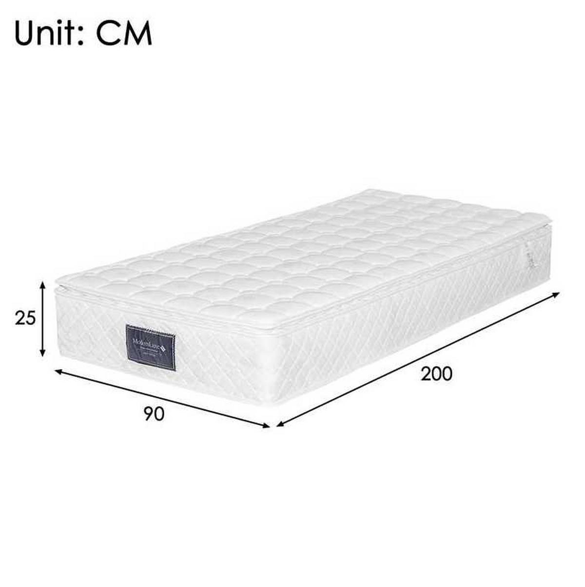 POLSTERBETT aus Samt 90x200 cm Beige mit LED, USB-C, Stauraum und Matratze - Beige, Textil (90/200cm) - IVMEU