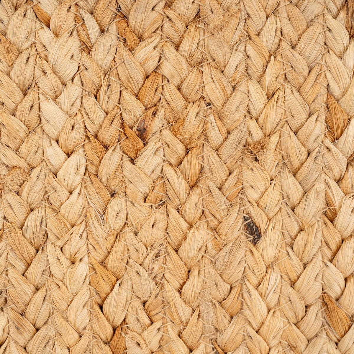JUTETEPPICH Jute Braided Laurel Beige - Beige, Textil (160/231cm) - Kukoon Rugs