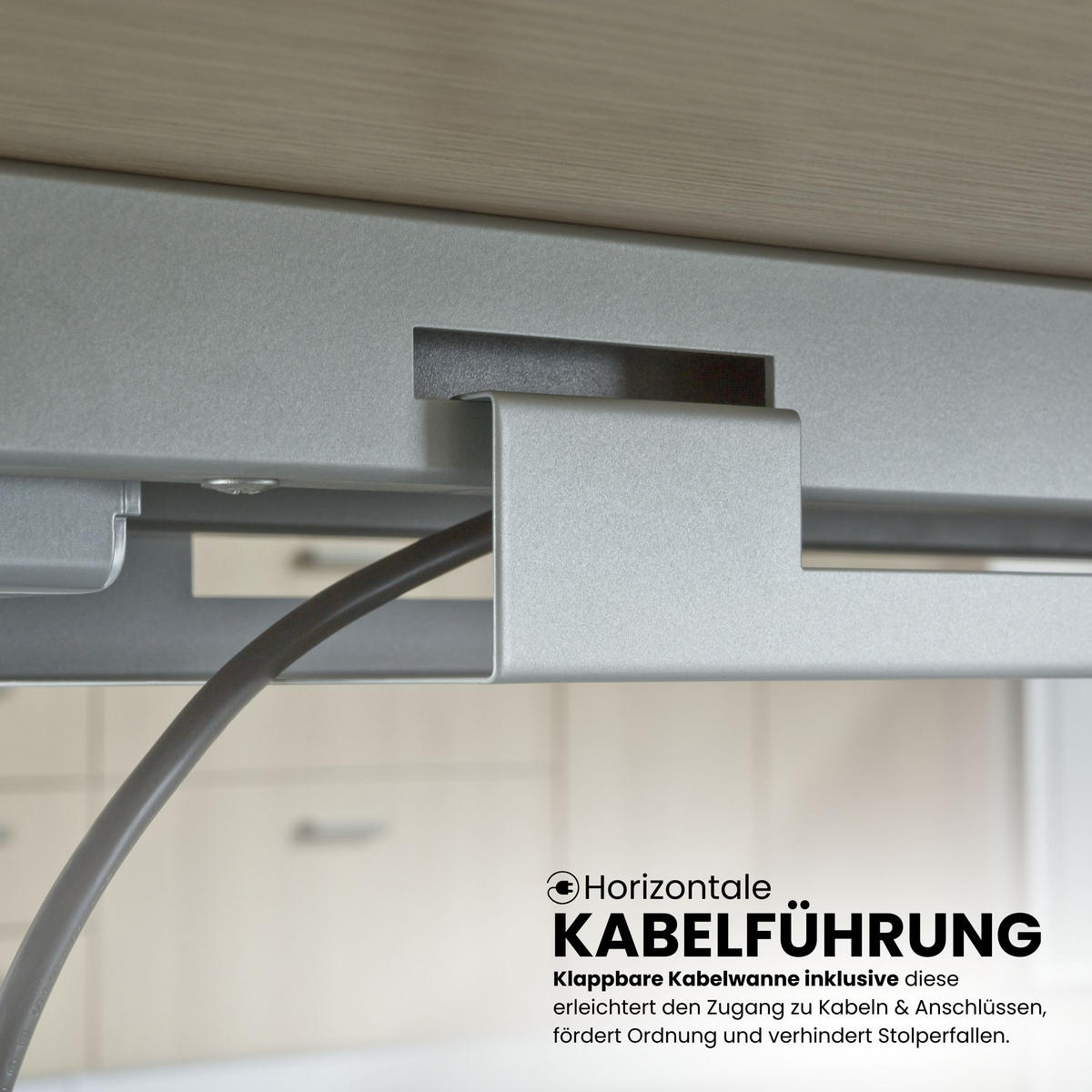 SCHREIBTISCH elektrisch Bluetooth & App XDLR 180/80/72 cm in Weiß/Weiß - Weiß, Holzwerkstoff (180/80/72cm) - bümö