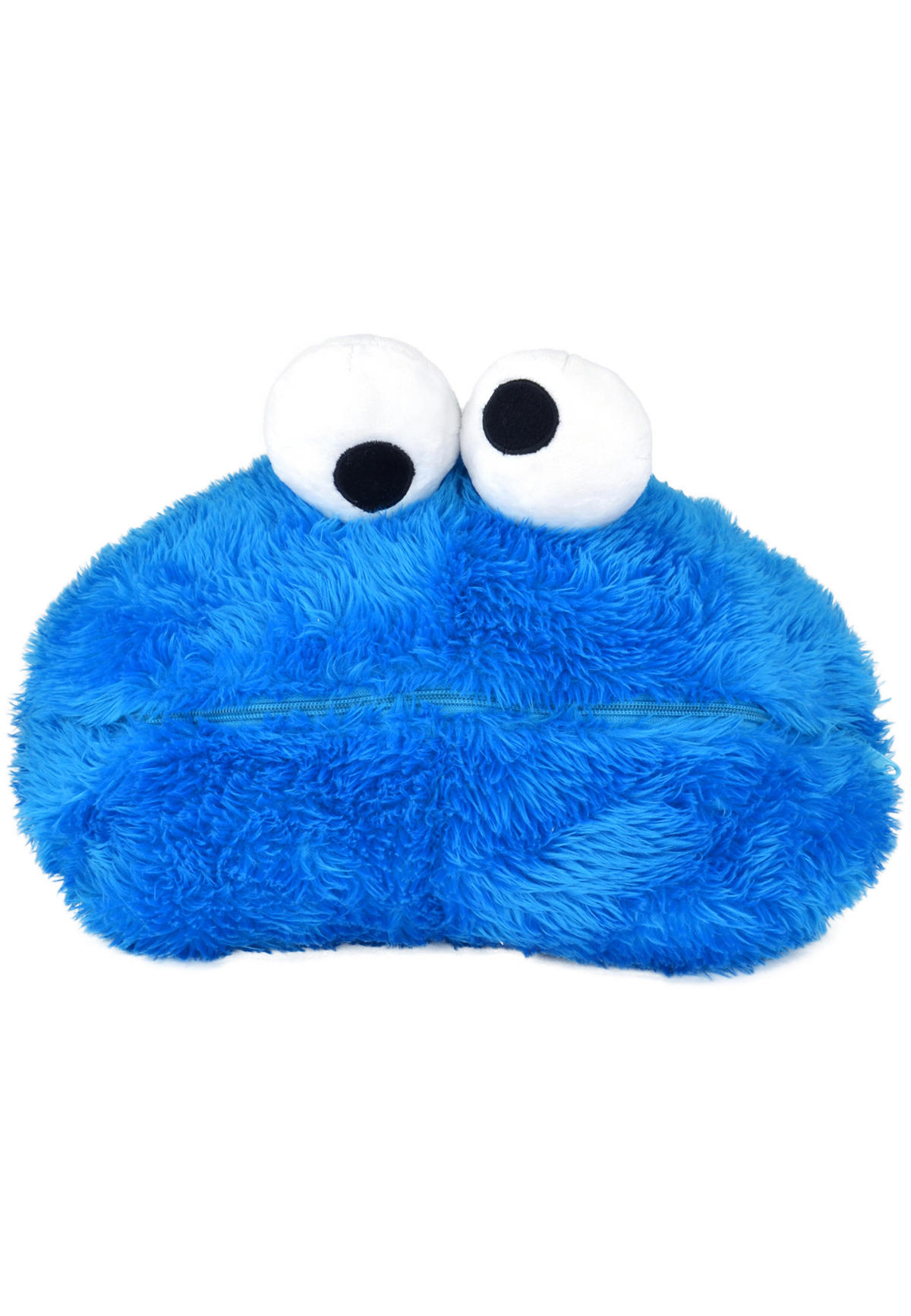 KINDERKISSEN Sesamstraße Krümelmonster mit Reißverschluss und Kekstasche 45 x 32 cm - Multicolor, Textil (45/32cm) - United Labels