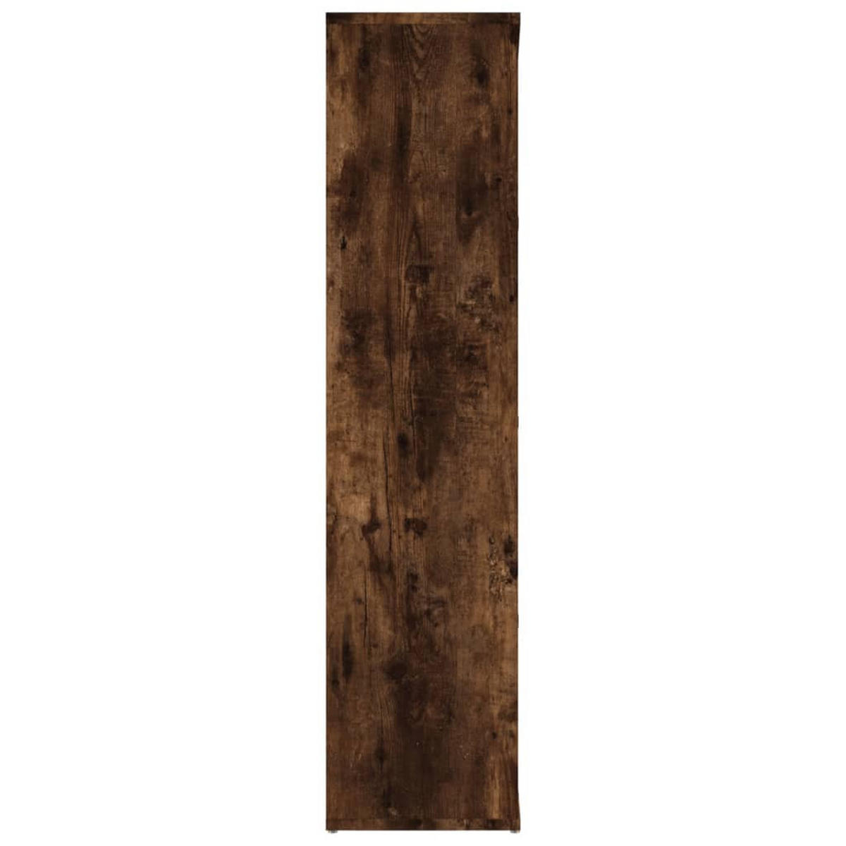 BÜCHERREGAL mit 7 Fächern 50/25/106 cm aus Holzwerkstoff Räuchereiche Dekor - Dunkelbraun, Holz (50/106/25cm) - vidaXL
