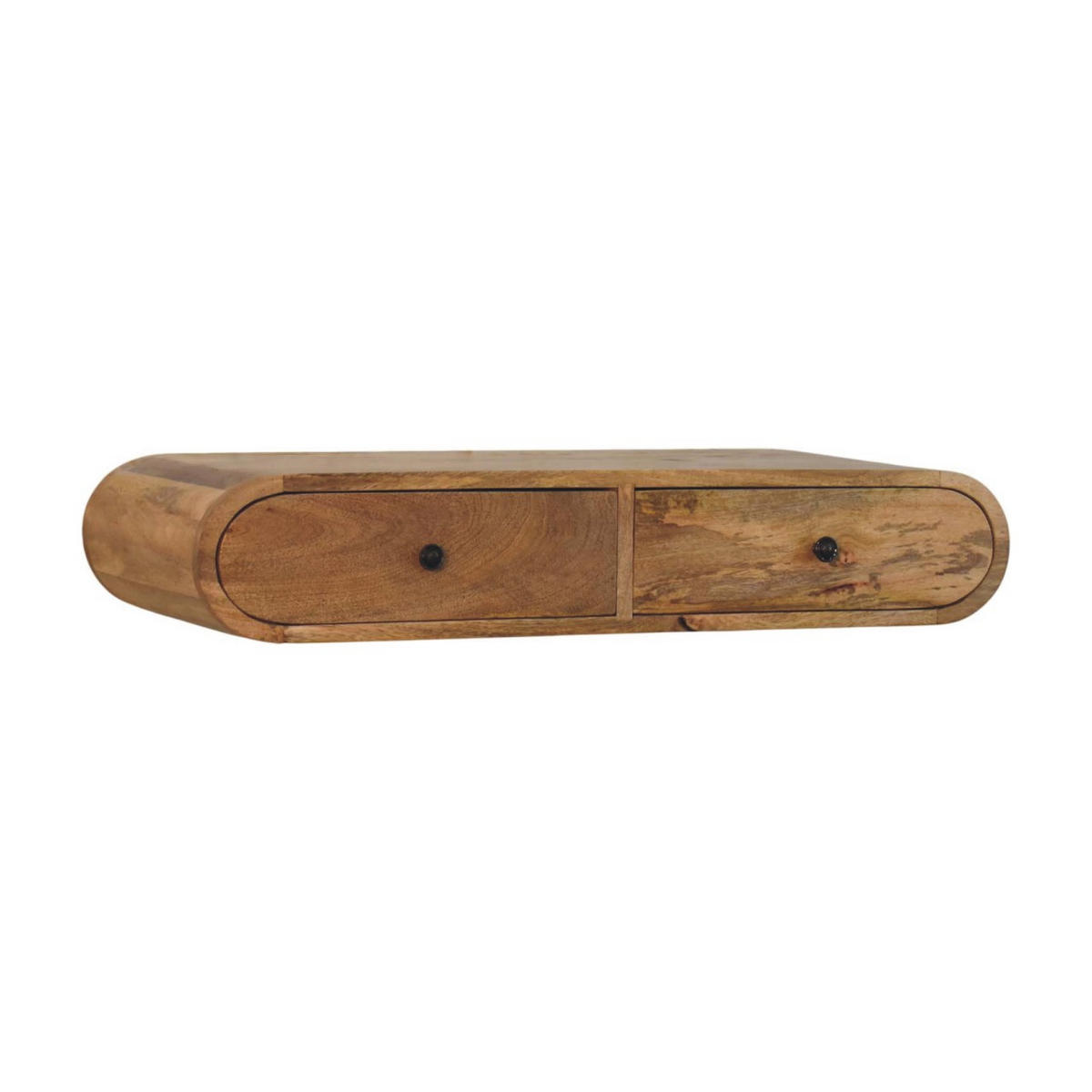 KONZOLNI STOL Contour, zidni - smeđa, drvo (80/15/32cm) - Artisan Furniture