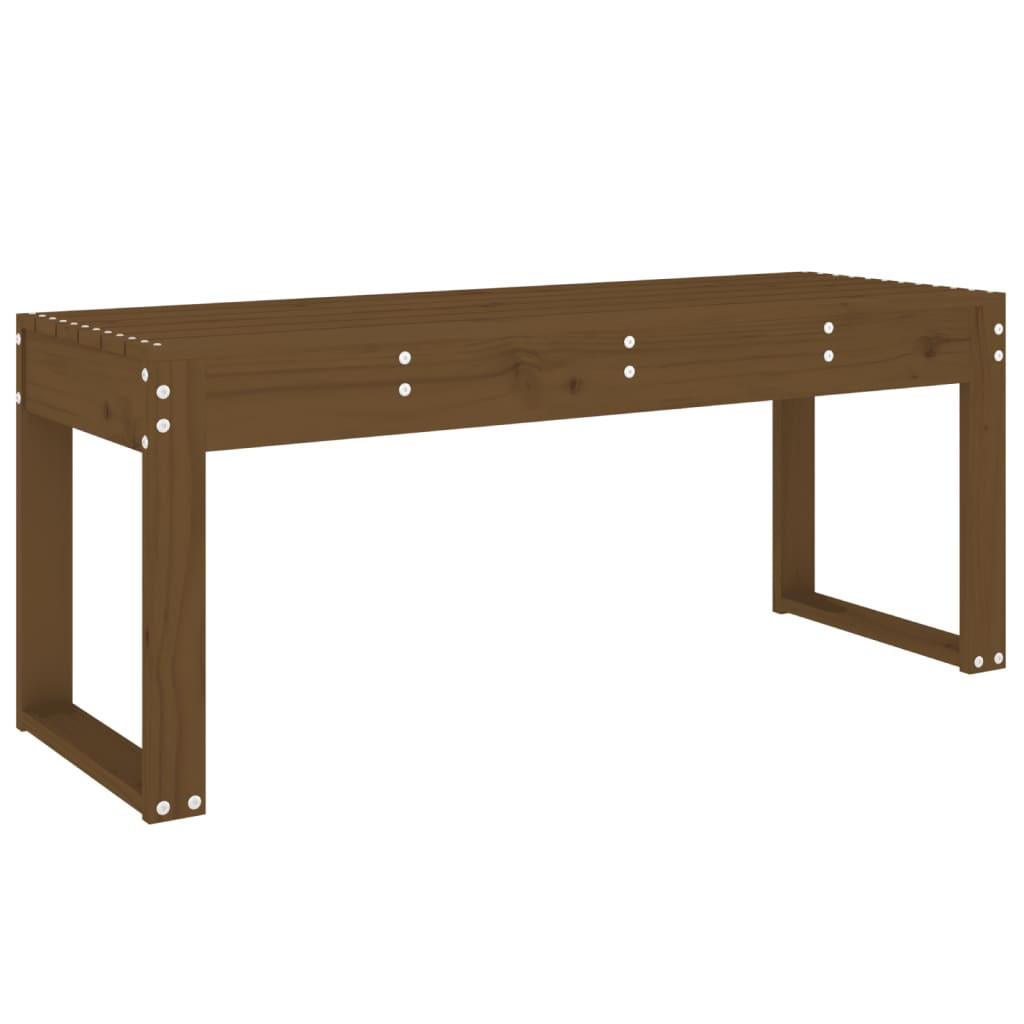 furnicato Gartenbank Braun 110x45x38 cm