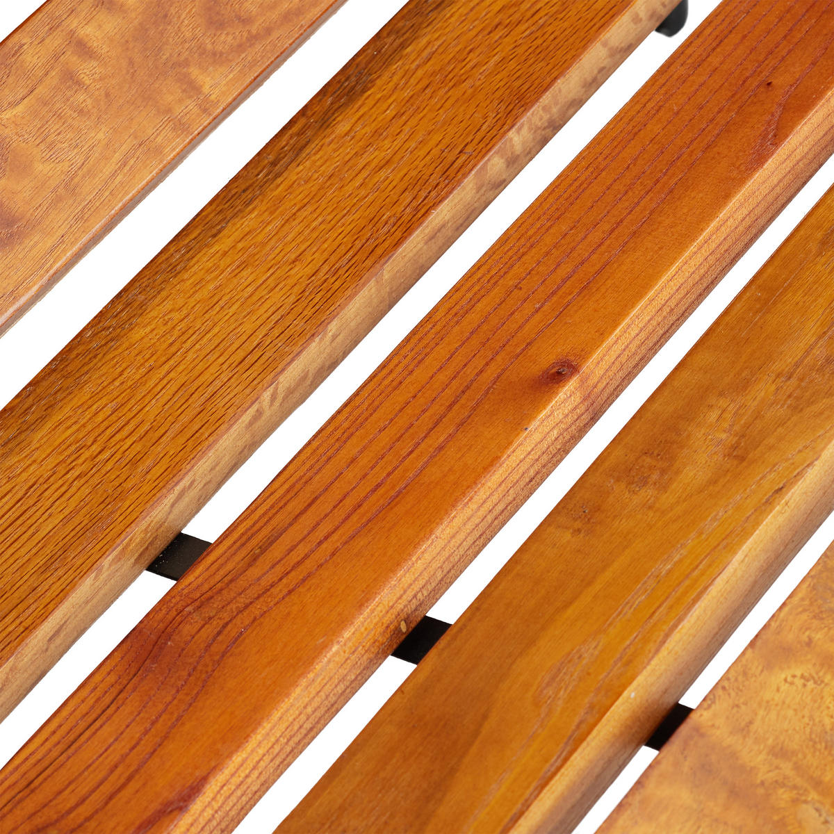 GARTENBANK - Braun, Holz/Kunststoff (125/73/52cm) - Relaxdays