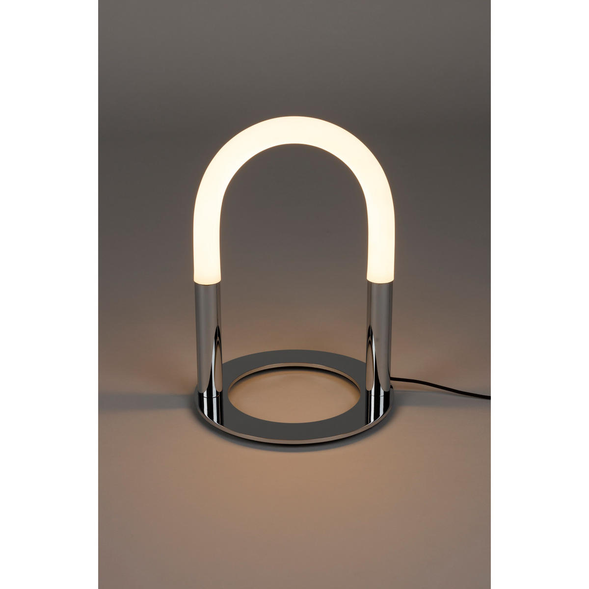 TISCHLAMPE Arch Chrom - Silberfarben, Metall (25/25/36.4cm) - Zuiver
