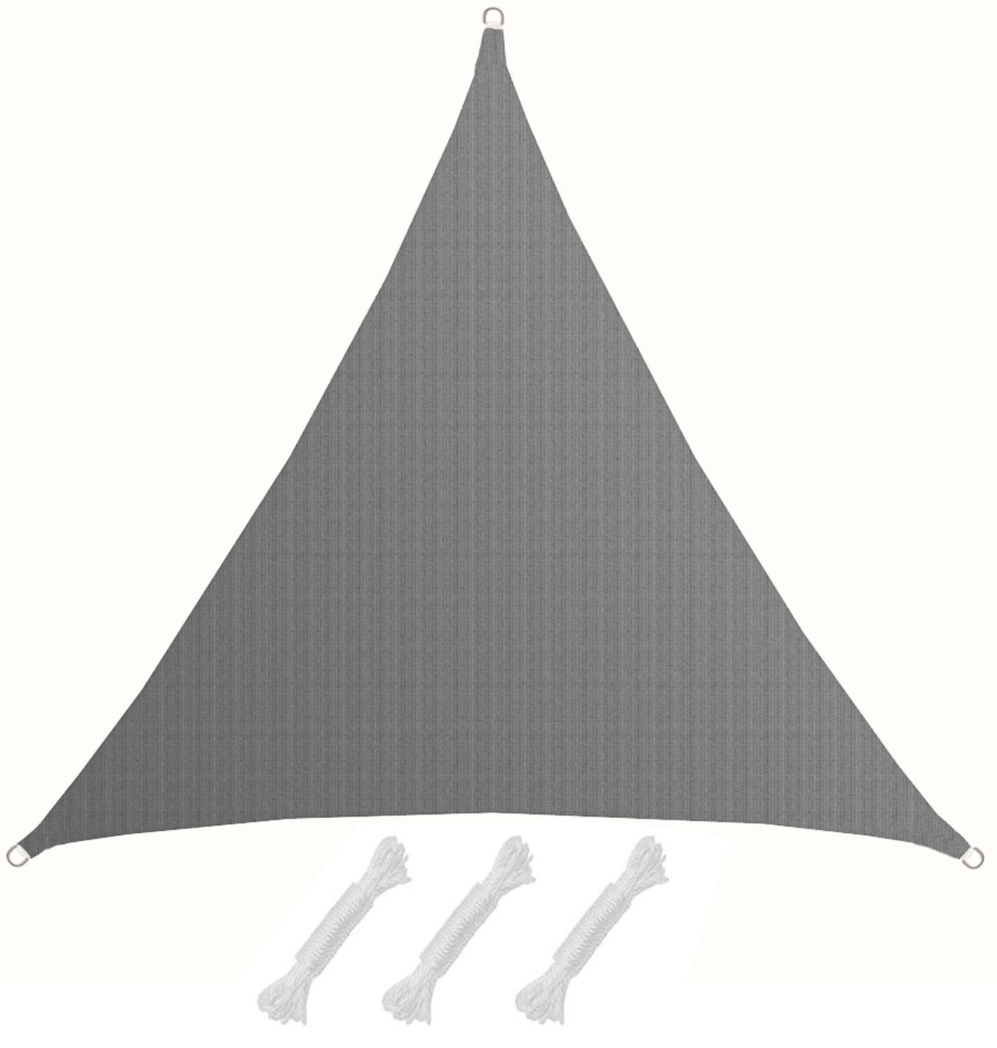 SONNENSEGEL Luftdurchlässig 600 cm Grau - Grau, Kunststoff (600/600cm) - Amanka