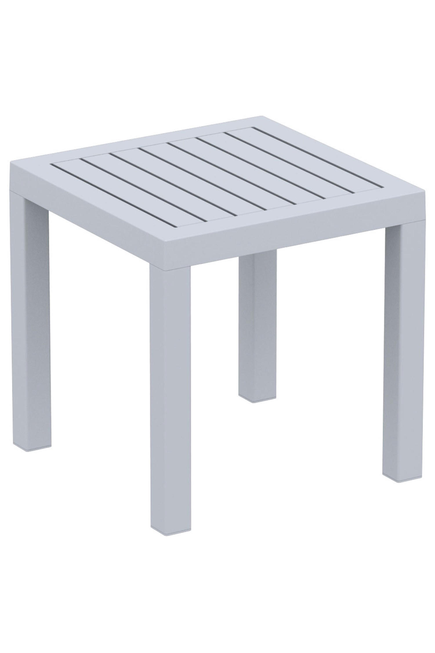 GARTENTISCH/BEISTELLTISCH Ocra grau - Grau, Kunststoff (45/45/45cm) - TPFGarden