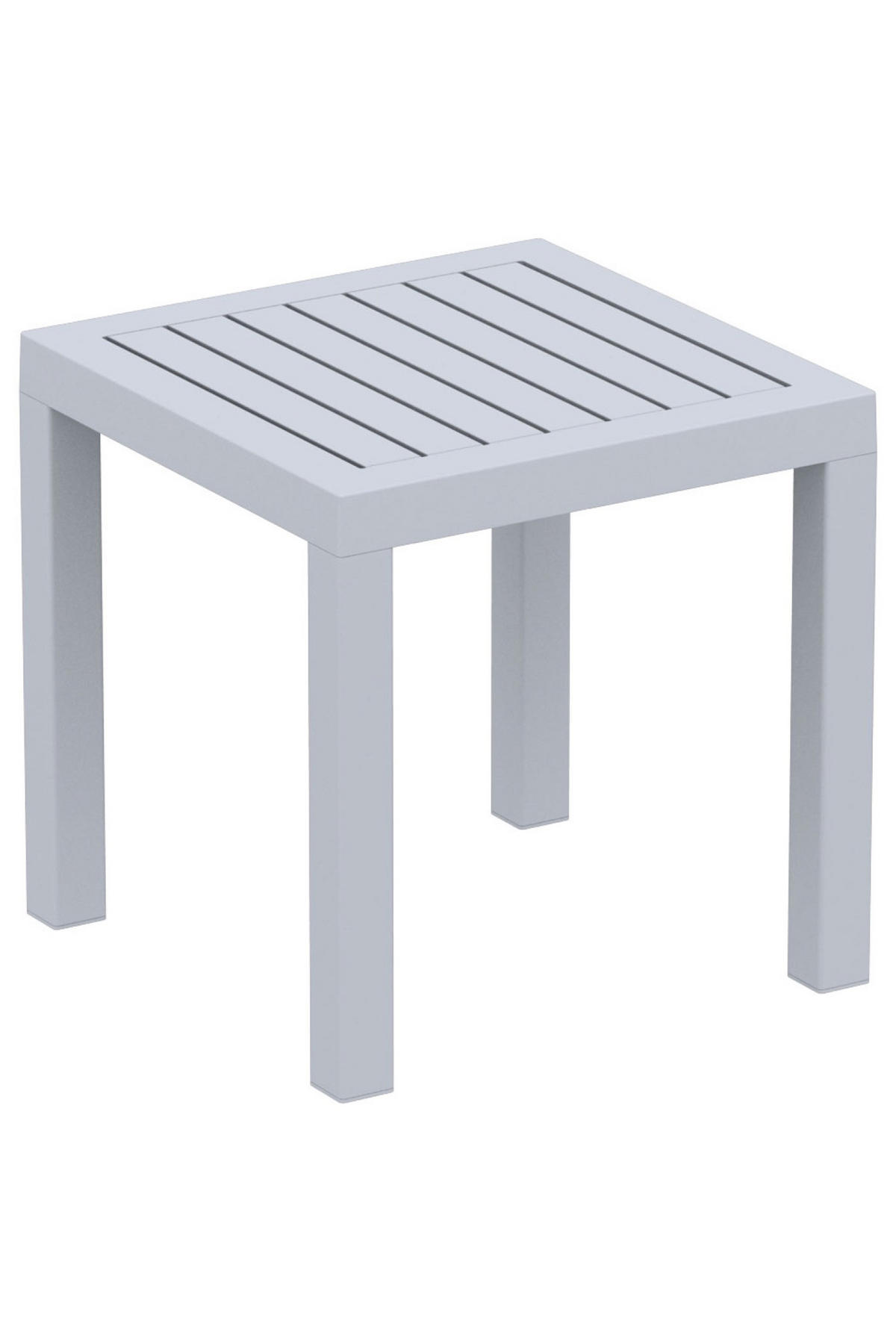GARTENTISCH/BEISTELLTISCH Ocra grau - Grau, Kunststoff (45/45/45cm) - TPFGarden