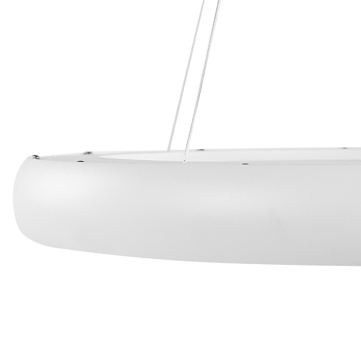 HÄNGELEUCHTE Bago 60/60/150 cm - Weiß, Metall (60/60/150cm) - Beliani