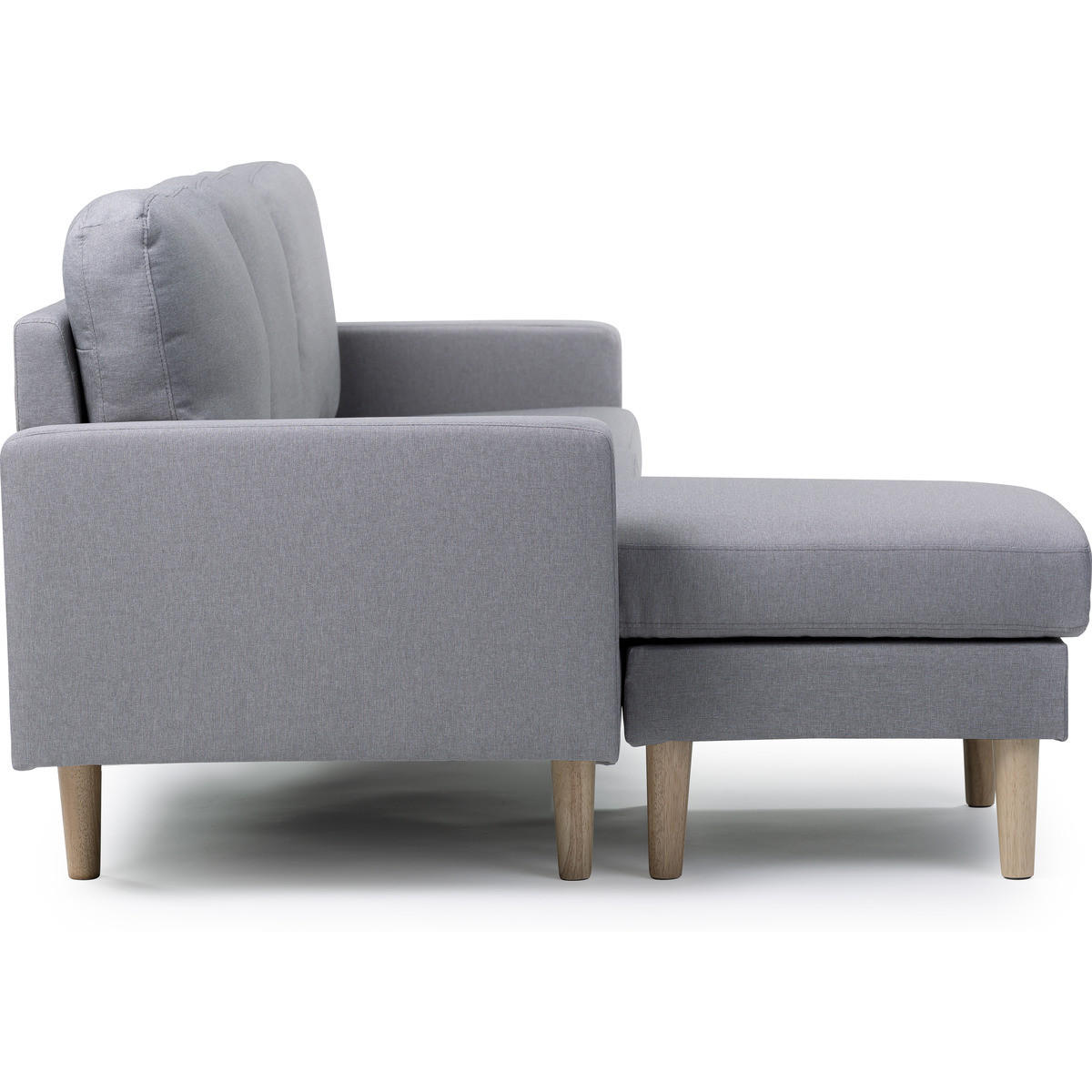 ECKSOFA gabby Grau - Grau, Textil (75/194cm) - Habitat Garten