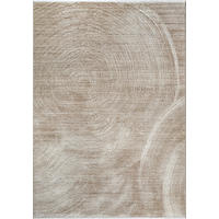 TEPPICHLÄUFER Abstrakt SCRIVIA Polypropylen Beige 80 x 150 cm - Beige, Textil (80/150cm) - KADIMA DESIGN
