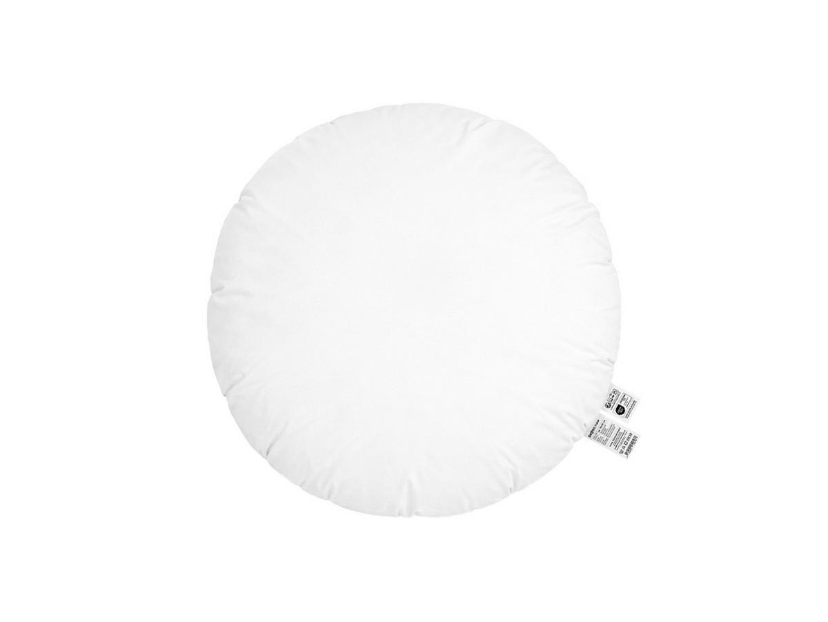FEDERKISSEN Publik rund 50 cm Ø - Creme, Textil (50/50cm) - beties Heimtextil