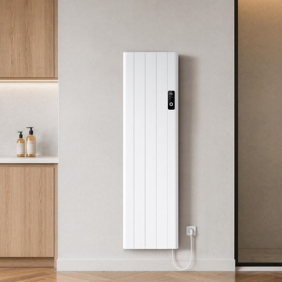 ELEKTRICKÝ radiátor 160 x 45,4 cm 1500 W Bílý - bílá, kov (45.4/160/6cm) - EMKE
