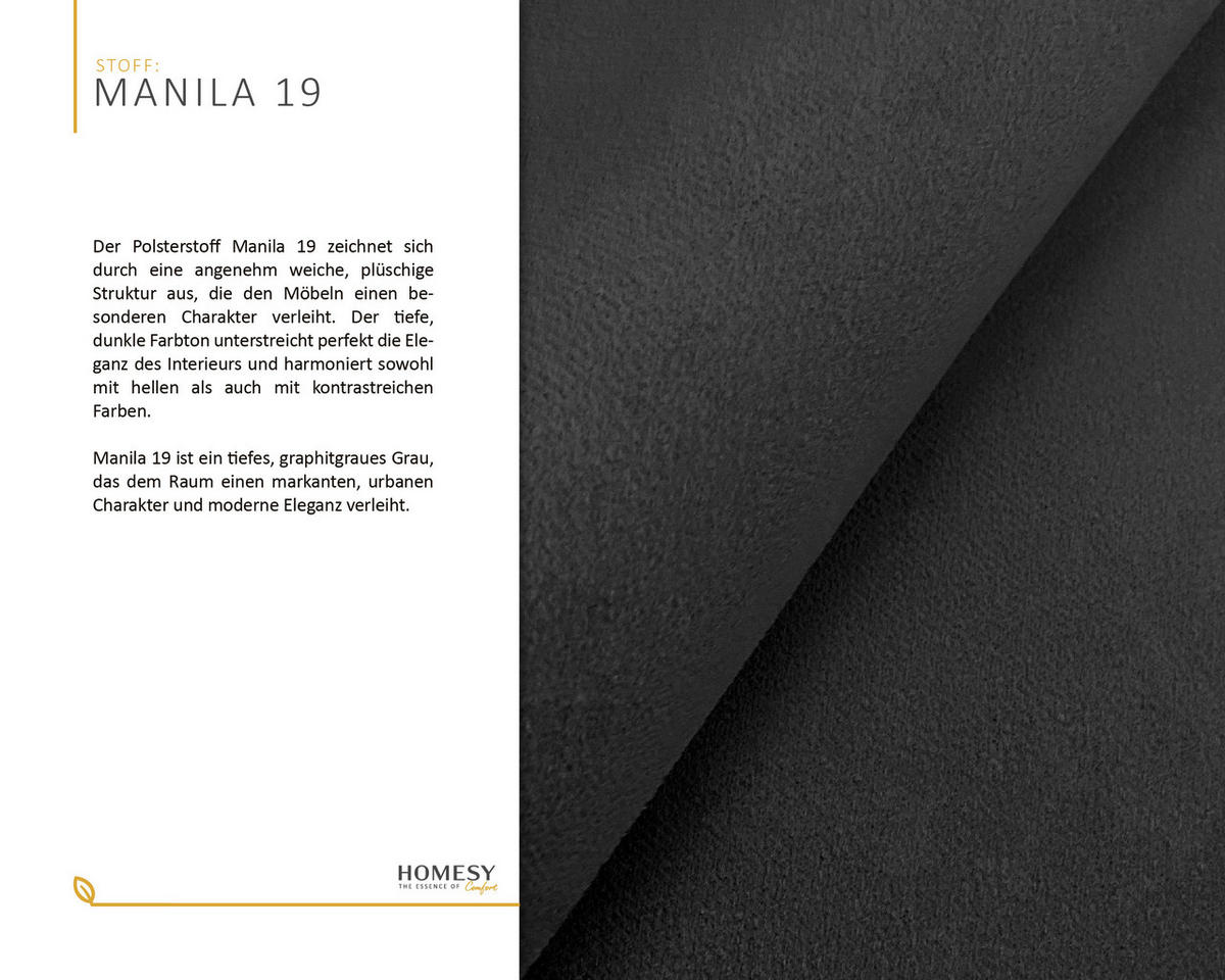 SCHLAFSOFA Celeste – modernes Design trifft auf höchsten Komfort, Schwarz - Schwarz, Holz (225/80/94cm) - Homesy