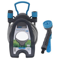 GARTENSCHLAUCH mit Zubehör 10 m - Blau, Kunststoff (19.5cm)