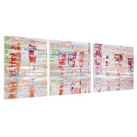 LEINWANDBILD 3-TEILIG Bunt 150/50 cm - Multicolor, Textil (150/50cm)