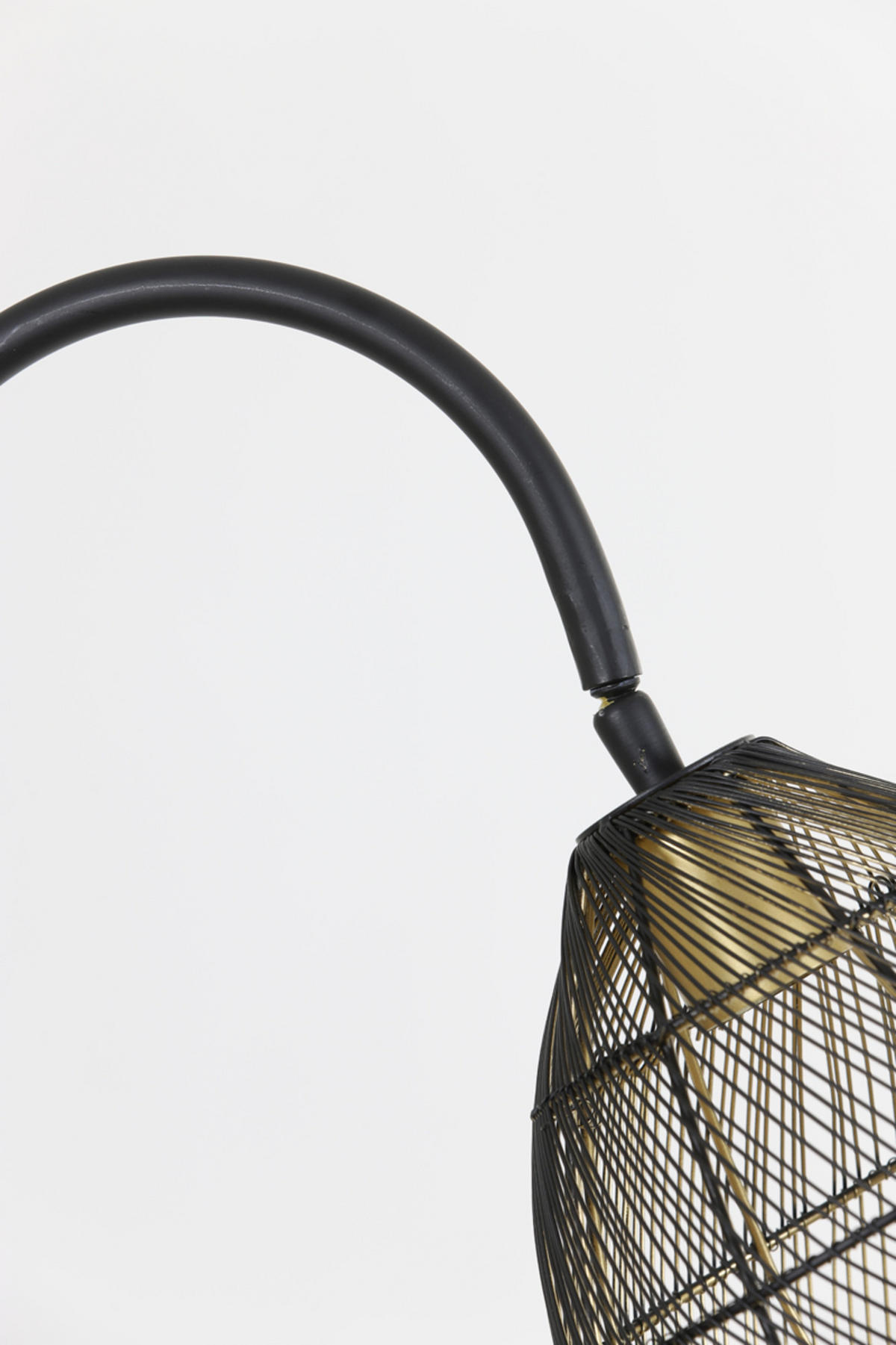 STEHLEUCHTE Meya Schwarz 34/30,5/172 cm - Schwarz, Metall (34/30.5/172cm) - Light & Living