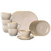KAFFEESERVICE Sahara Creme 18er Set - Creme, Keramik (1/1/1cm) - Ritzenhoff Breker