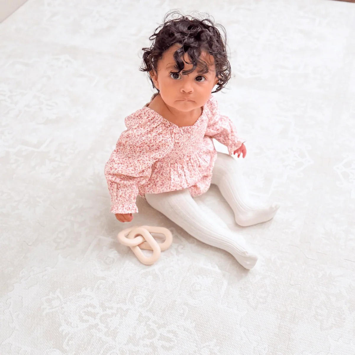 SPIELMATTE Parisa Millet creme 120x180 - Creme, Kunststoff (120/180cm)