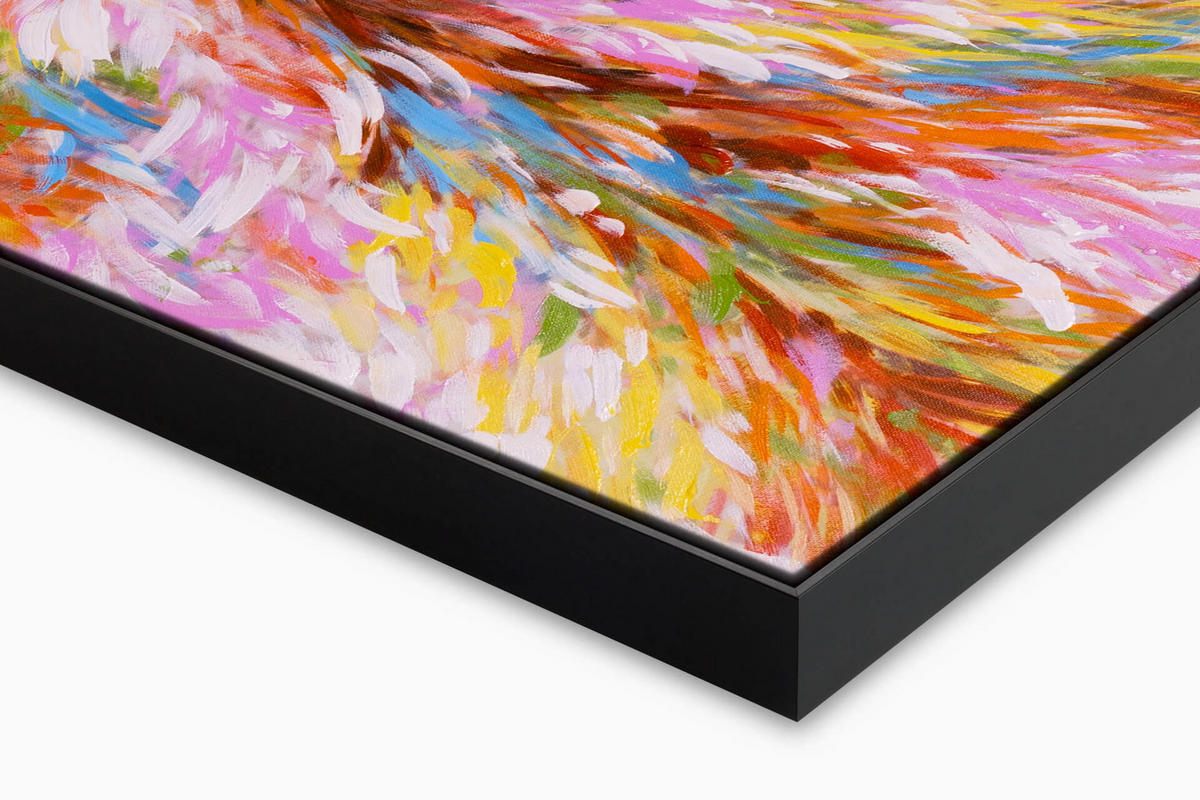 OLEJOMAĽBA 120/60 cm, Zvieratá - viacfarebná, drevo/textil (120/60cm) - KUNSTLOFT